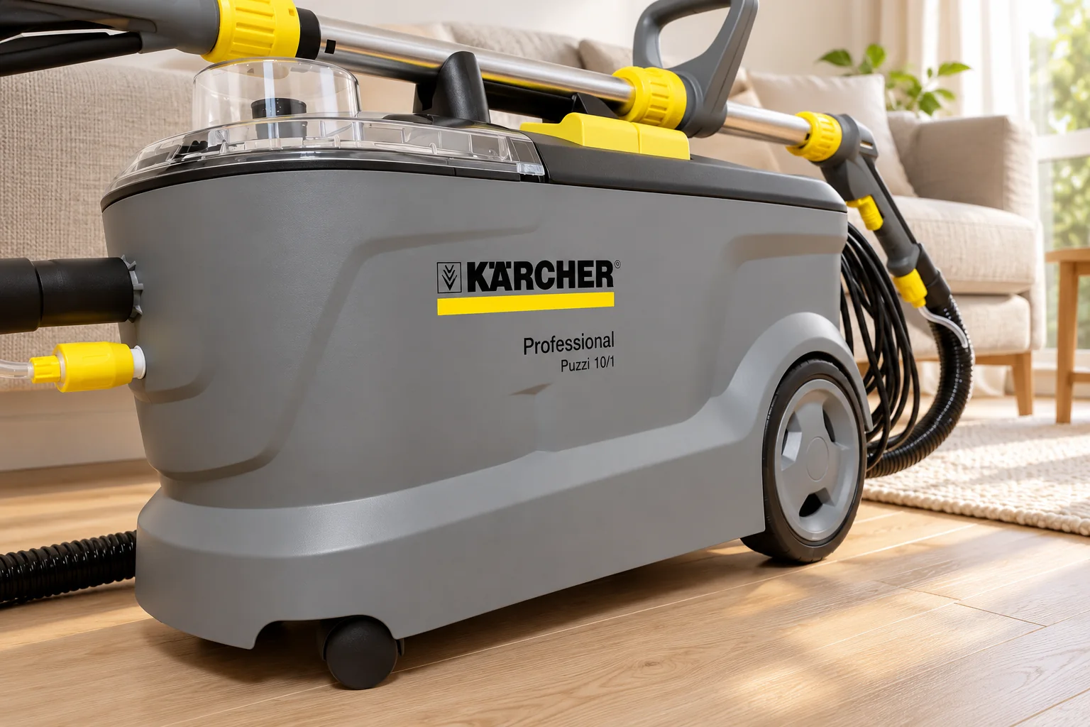 Odkurzacz Kärcher Puzzi w aranżacji wnętrza — ilustracja oferty wynajmu